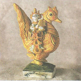 Народная глиняная игрушка Пагана - Туязади